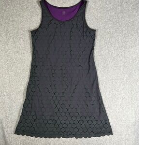 Title Nine Dress Womens S Gorpcore Eyelet Scalloped Athletic Sporty Stretch Golf